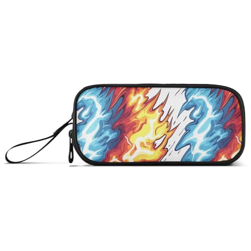 aidingzhi Lightning-Videospiel-Federmäppchen aus Nylon, hohe Kapazität, Federmäppchen für Schule, Schreibwaren für adrette Schule, Erwachsene von aidingzhi