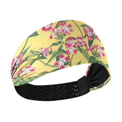aidingzhi Margay Phlox Genesis Misty Rose kühlendes Sport-Stirnband, dehnbare Schweißbänder für Workout, Tennis, Yoga, Yoga von aidingzhi