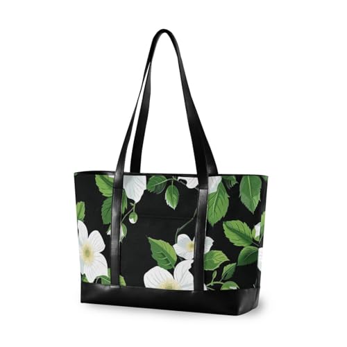 aidingzhi Modische Blumenhandtaschen für Frauen mit Reißverschluss für Frauen, Arbeit für die Schule mit Tablet aidingzhi Modische Blumenhandtaschen für Frauen mit Reißverschluss für Frauen, Arbeit für die Schule mit Tablet von aidingzhi