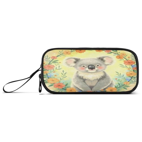 aidingzhi Mucha-Stil Blume Kora Nylon Schule Federmäppchen Große Kapazität Federmäppchen Schreibwaren Tasche für adrette Schüler von aidingzhi