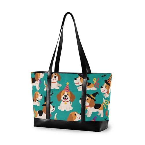 aidingzhi Niedlicher brauner Beagle-Hunde-Kürbis für Halloween, Arbeitstasche für Damen, mit Reißverschluss, Reisetasche für Pool, Fitnessstudio, Lebensmittelgeschäft, Reisen aidingzhi Niedlicher brauner Beagle-Hunde-Kürbis für Halloween, Arbeitstasche für Damen, mit Reißverschluss, Reisetasche für Pool, Fitnessstudio, Lebensmittelgeschäft, Reisen von aidingzhi