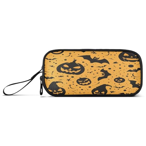 aidingzhi Ornaments Pocu-Hallowen Nylon-Federmäppchen, Schulbedarf, hohe Kapazität, Netz-Stiftetui, Schreibwaren-Organizer für College, adrett von aidingzhi