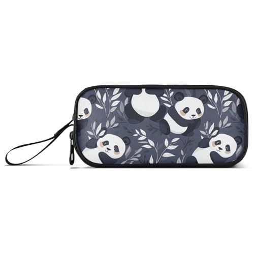 aidingzhi Pandas Vektor-Illustration, Nylon-Aufbewahrungs-Federmäppchen, großes Fassungsvermögen, großes Federmäppchen mit Reißverschluss, Schreibwaren-Organizer für adrette Schule, Teenager aidingzhi Pandas Vektor-Illustration, Nylon-Aufbewahrungs-Federmäppchen, großes Fassungsvermögen, großes Federmäppchen mit Reißverschluss, Schreibwaren-Organizer für adrette Schule, Teenager von aidingzhi