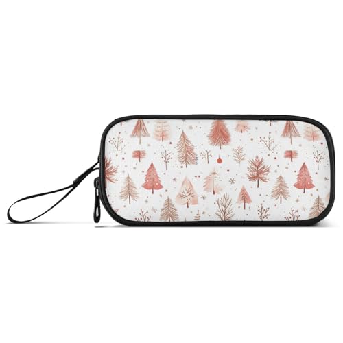 aidingzhi Pfirsichbäume Safari Nylon Federmäppchen für Teenager Mädchen Hohe Kapazität Federmäppchen Schreibwaren für Schüler von aidingzhi