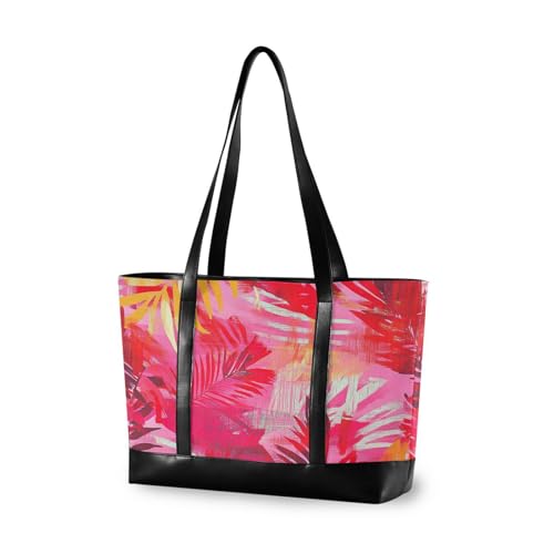 aidingzhi RED LEAVES trendige Arbeitstasche für Damen mit Reißverschluss Tasche für Arbeit Uni inkl aidingzhi RED LEAVES trendige Arbeitstasche für Damen mit Reißverschluss Tasche für Arbeit Uni inkl von aidingzhi