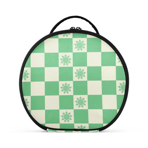 aidingzhi Reisetasche mit Fächern und Griff, tragbare Make-up-Tasche für Damen, mit verstellbaren Trennwänden, 27,9 cm, Grün aidingzhi Reisetasche mit Fächern und Griff, tragbare Make-up-Tasche für Damen, mit verstellbaren Trennwänden, 27,9 cm, Grün von aidingzhi