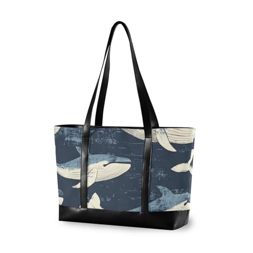 aidingzhi Rustikale Whales trendige Computertasche für Laptops mit Reißverschluss, Laptop-Reisetasche für Herren mit Windel aidingzhi Rustikale Whales trendige Computertasche für Laptops mit Reißverschluss, Laptop-Reisetasche für Herren mit Windel von aidingzhi