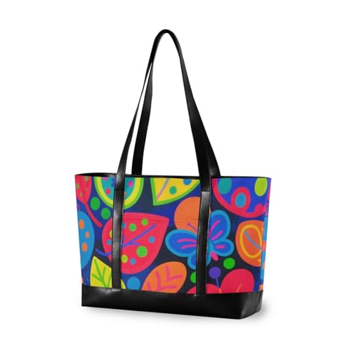 aidingzhi Tragbare Reisetasche mit Reißverschluss, Motiv: Cartoon-Schmetterlinge, für Reisen, Fitnessstudio, Urlaub aidingzhi Tragbare Reisetasche mit Reißverschluss, Motiv: Cartoon-Schmetterlinge, für Reisen, Fitnessstudio, Urlaub von aidingzhi