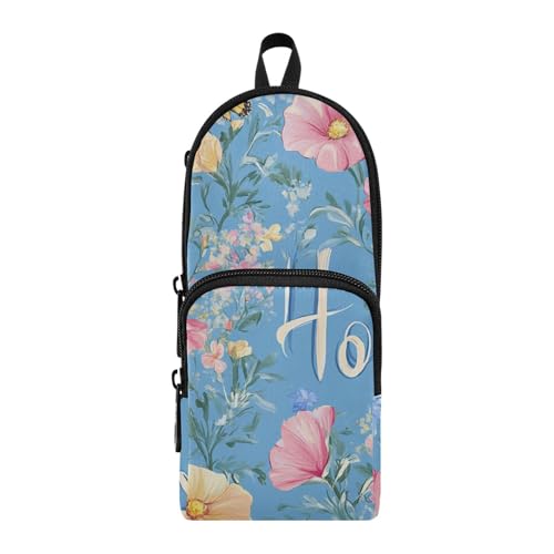 aidingzhi Trendiges Federmäppchen aus Nylon mit 3 Fächern, großes Fassungsvermögen, Federmappe für Teenager, Schreibwaren-Organizer für Büro aidingzhi Trendiges Federmäppchen aus Nylon mit 3 Fächern, großes Fassungsvermögen, Federmappe für Teenager, Schreibwaren-Organizer für Büro von aidingzhi