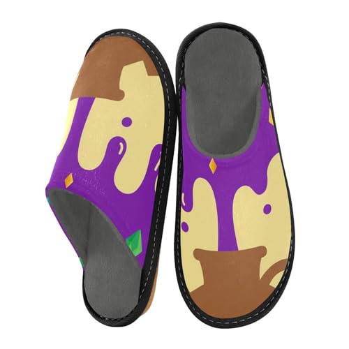 aidingzhi Weiche Damen-Hausschuhe für den Innenbereich, Memory-Schaum, Hausschuhe, gemütlich, Graffiti-Kunsttopf, 42/44 EU aidingzhi Weiche Damen-Hausschuhe für den Innenbereich, Memory-Schaum, Hausschuhe, gemütlich, Graffiti-Kunsttopf, 42/44 EU von aidingzhi