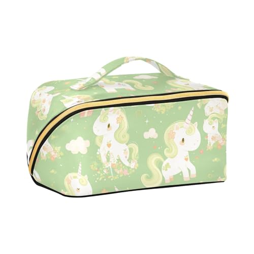 aidingzhi Zarte Cartoon-Einhörner Reisetasche mit Trennwänden, wasserdicht, Kulturbeutel für Damen, Reisegröße, Zubehör aidingzhi Zarte Cartoon-Einhörner Reisetasche mit Trennwänden, wasserdicht, Kulturbeutel für Damen, Reisegröße, Zubehör von aidingzhi