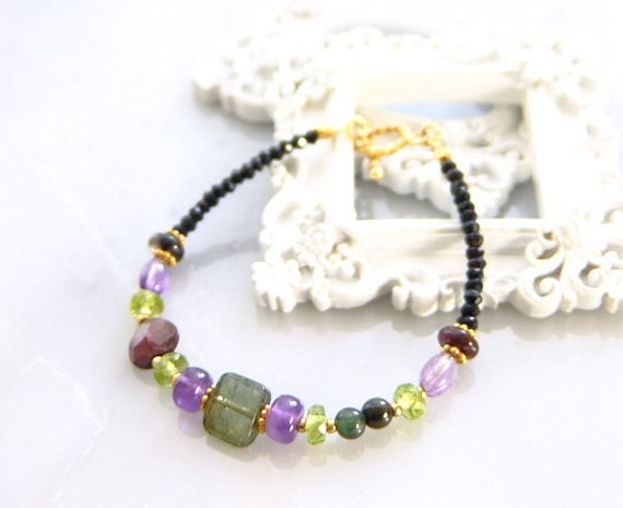 Grüner Turmalin Armband Vermeil Grüner Turmalin Armband Vermeil von aifangel