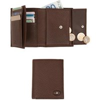 AIGNER Herren Geldbörse braun Leder von aigner