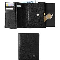 AIGNER Herren Geldbörse schwarz Leder von aigner