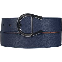 AIGNER Herren Gürtel blau Leder geprägt von aigner