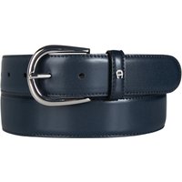 AIGNER Herren Gürtel blau Glattleder von aigner