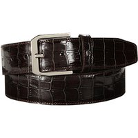 AIGNER Herren Gürtel braun Leder geprägt von aigner