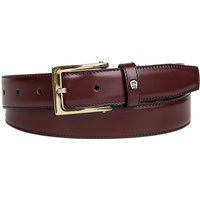 AIGNER Herren Gürtel rot Glattleder von aigner