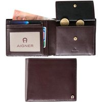 AIGNER Herren Geldbörse rot Leder von aigner