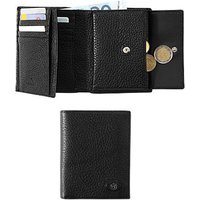 AIGNER Herren Geldbörse schwarz Leder von aigner