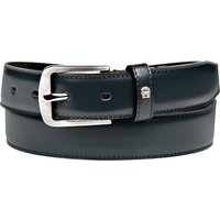 AIGNER Herren Gürtel blau Glattleder von aigner