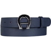 AIGNER Herren Gürtel blau Leder von aigner