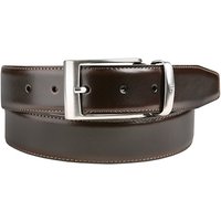 AIGNER Herren Gürtel braun Glattleder von aigner