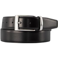 AIGNER Herren Gürtel schwarz Glattleder von aigner