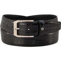 AIGNER Herren Gürtel schwarz Leder von aigner