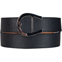 AIGNER Herren Gürtel schwarz Leder von aigner