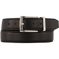 AIGNER Herren Gürtel schwarz Leder von aigner