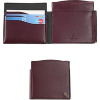 AIGNER Herren Kartenbörse-Scheinklemme rot Leder von aigner