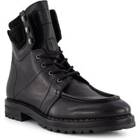 AIGNER Herren Schnürboots schwarz Glattleder von aigner