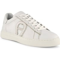 AIGNER Herren Schuhe weiß Glattleder von aigner