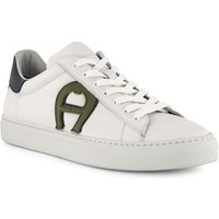 AIGNER Herren Sneaker weiß Glattleder von aigner