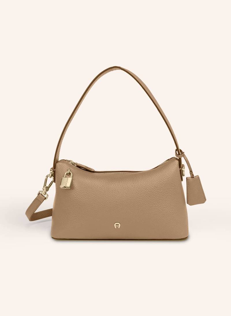 Aigner Beuteltasche Delia beige von aigner