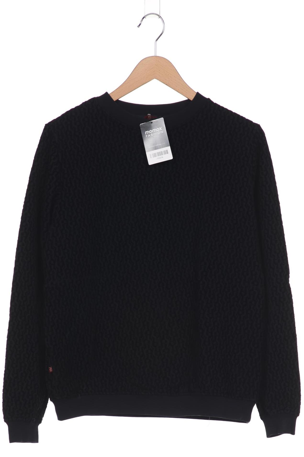 Aigner Damen Sweatshirt, schwarz, Gr. 38 von aigner