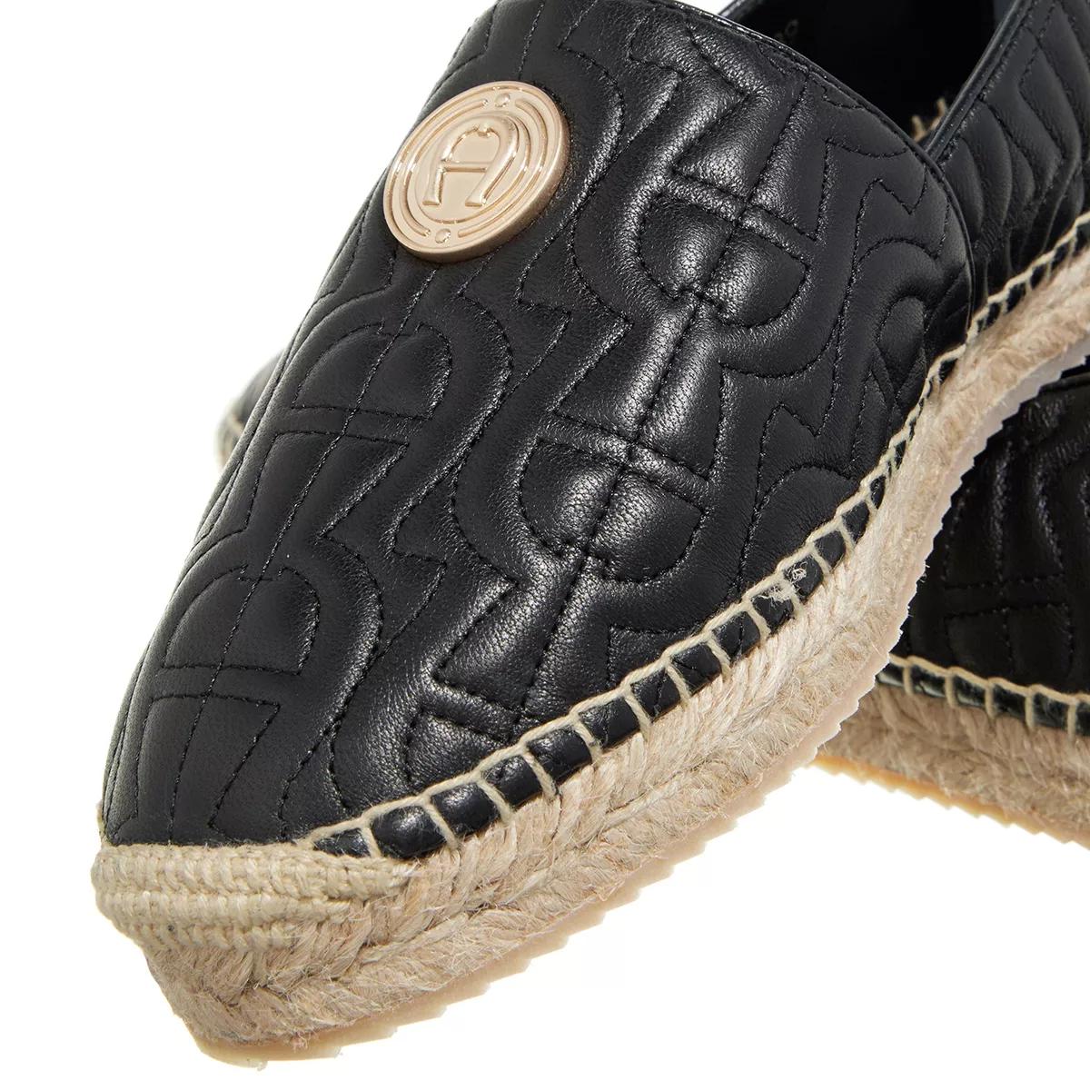 Aigner Espadrilles - Ines 1A - Gr. 36 (EU) - in Schwarz - für Damen von aigner