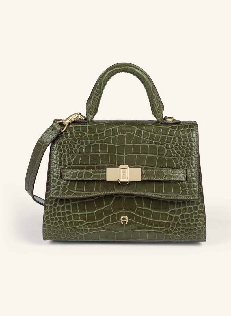 Aigner Handtasche Coccodrillo grau von aigner