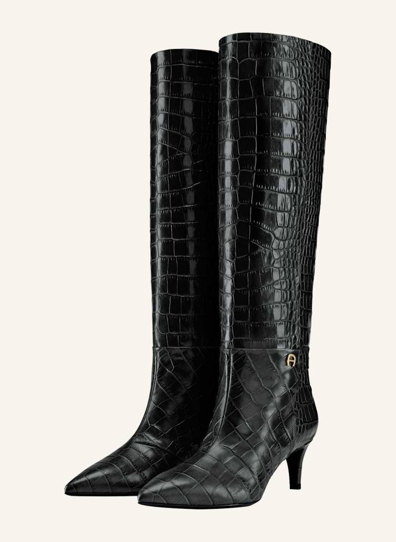 Aigner Heel Boot Madonna 14a schwarz von aigner