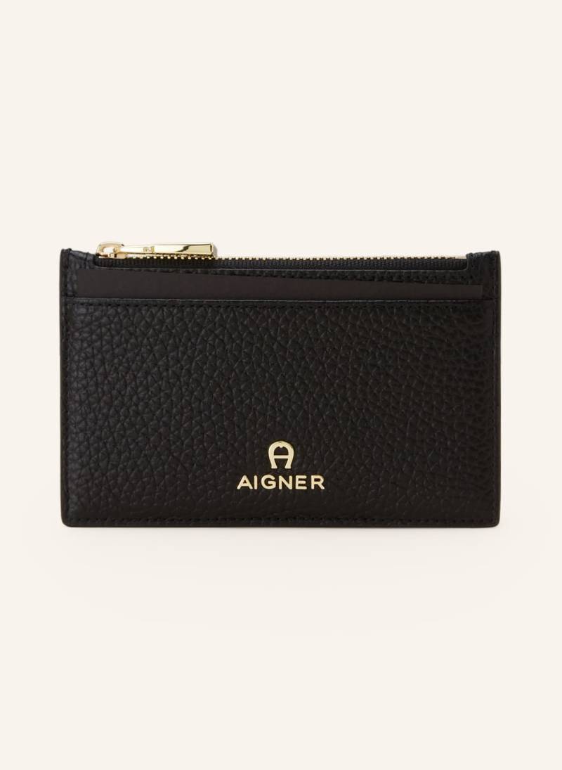 Aigner Kartenetui Ivy Mit Münzfach schwarz von aigner