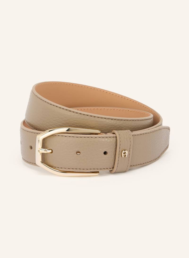 Aigner Ledergürtel Casual beige von aigner