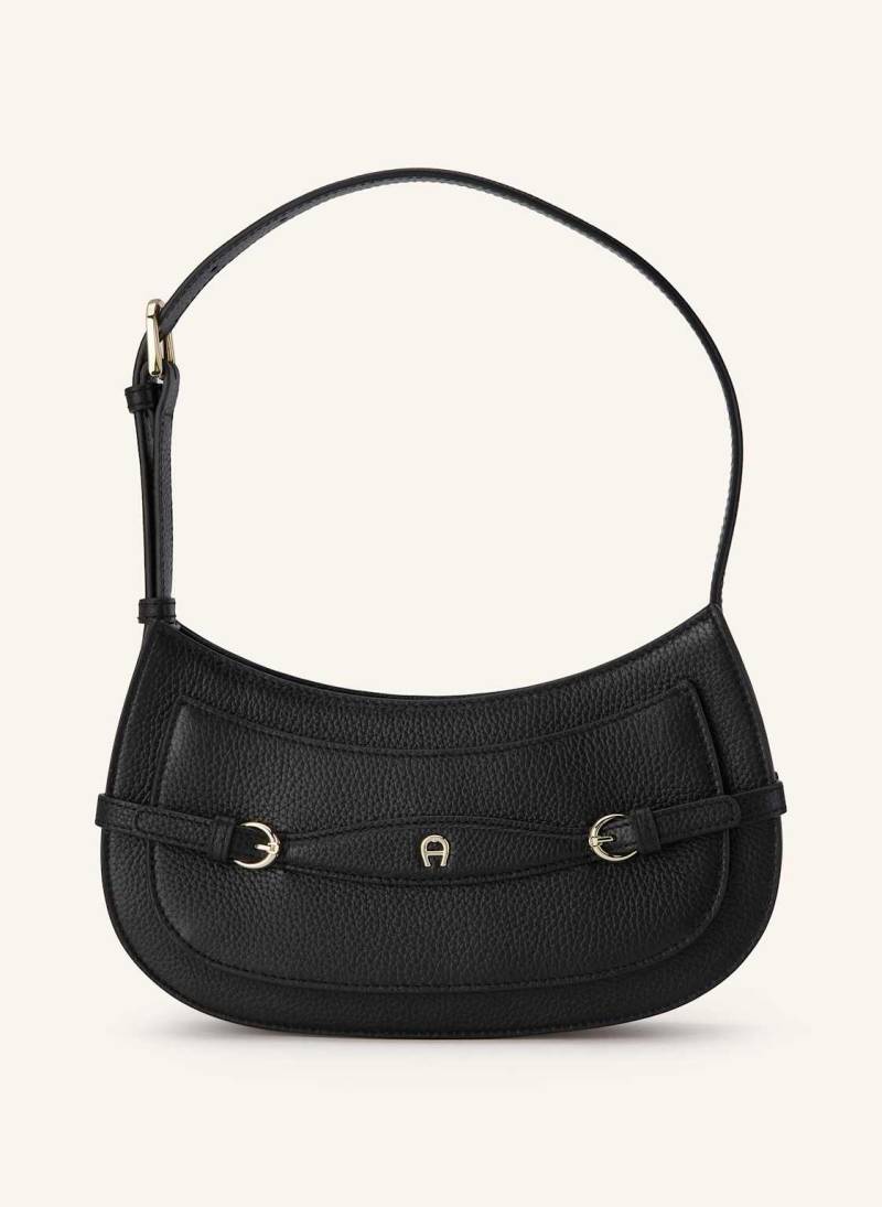 Aigner Schultertasche Cavallo Xs schwarz von aigner