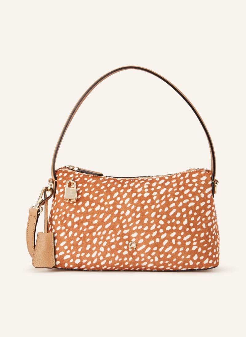 Aigner Schultertasche Delia Small beige von aigner
