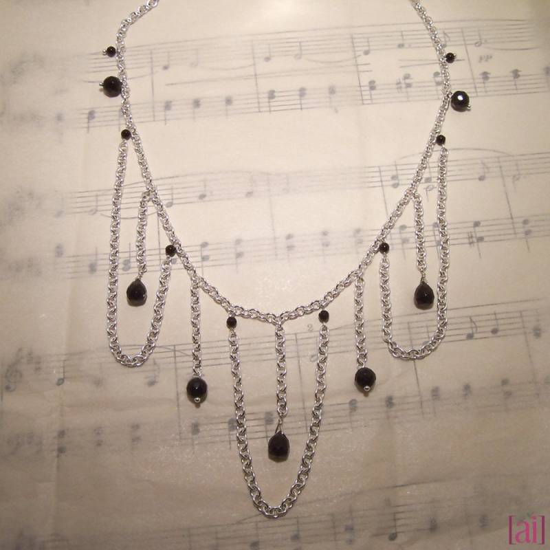 Carly - Black Onyx Halskette von aileen