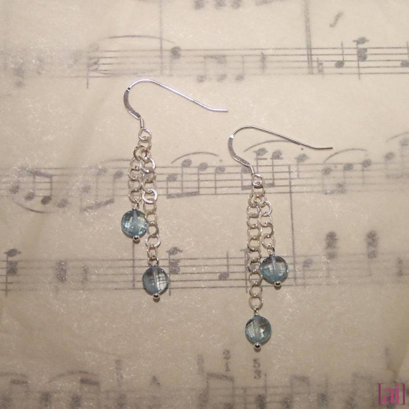 Pippa - Blue Topas Ohrringe von aileen