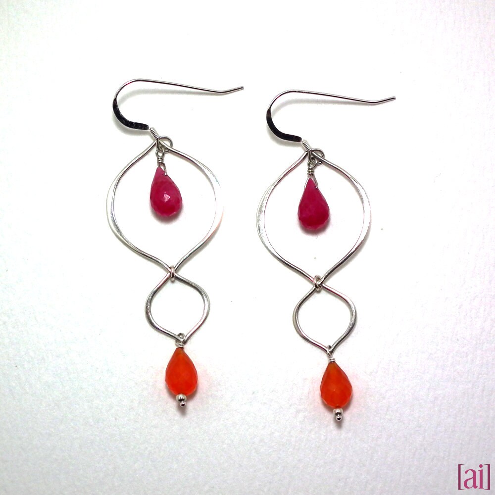 Simone - Ruby Und Karneol Ohrringe Simone - Ruby Und Karneol Ohrringe von aileen
