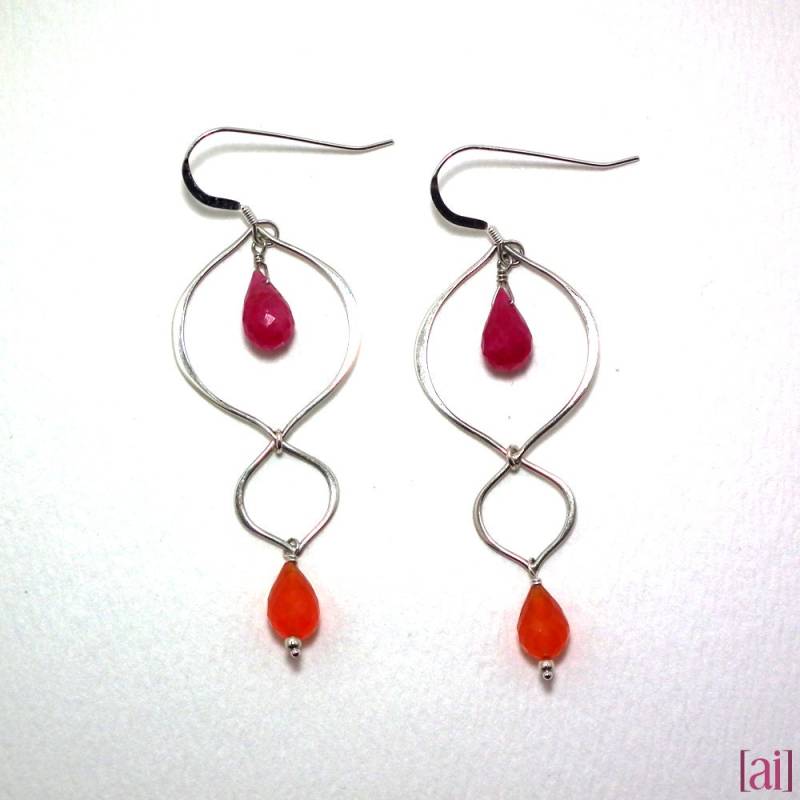 Simone - Ruby Und Karneol Ohrringe Simone - Ruby Und Karneol Ohrringe von aileen