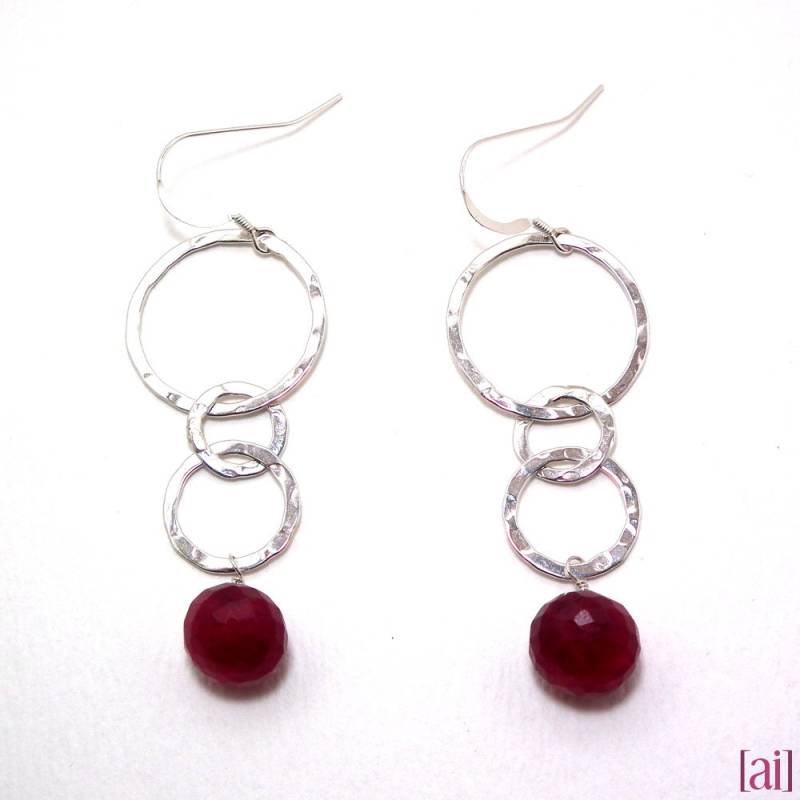 Yvanka - Rubin Ohrringe von aileen