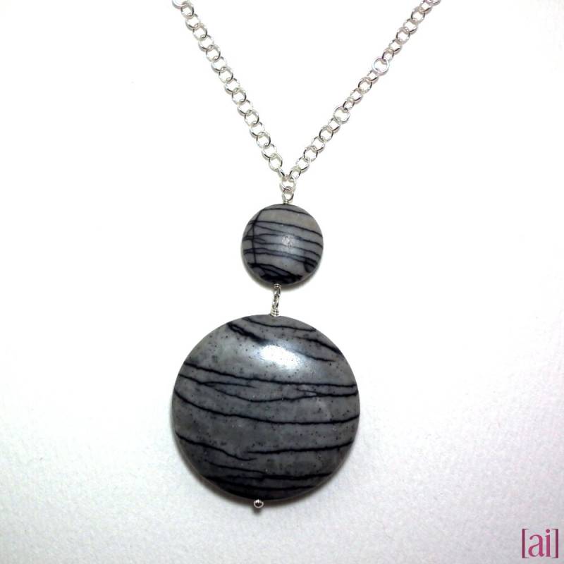 Zara - Picasso Jaspis Halskette von aileen